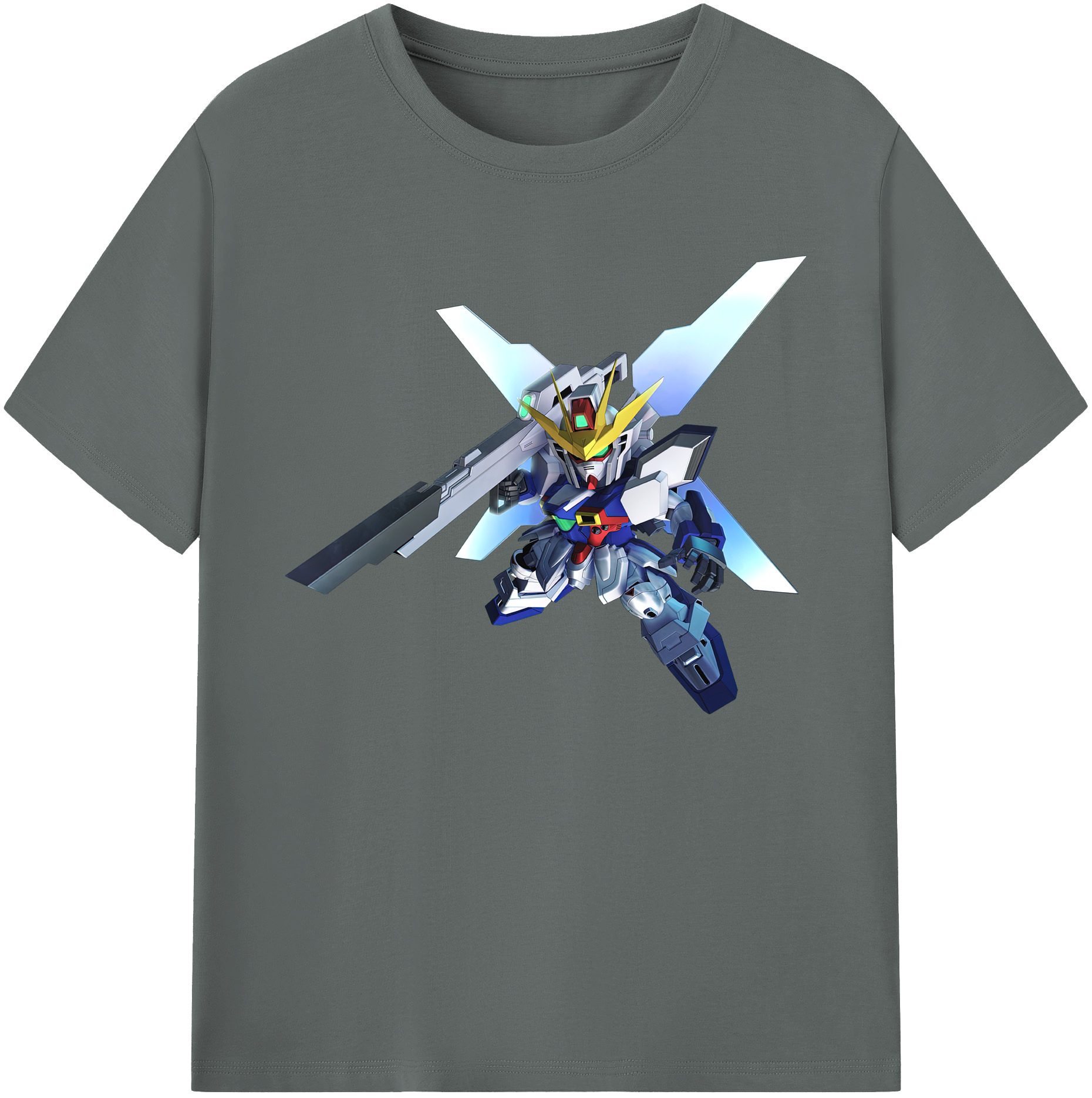 （画像用） 機動戦士ガンダム Mobile Suit Gundam 綿100％ メンズ半袖Tシャツ｜肌触りやわらか＆通気性